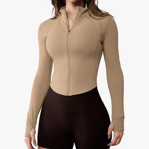 GYM RAINBOW Workout Full Zip Slim FitAthletic Running Sports Track Jacket Medium